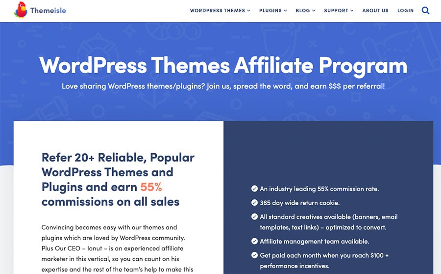 WordPress Themes Affiliate Program