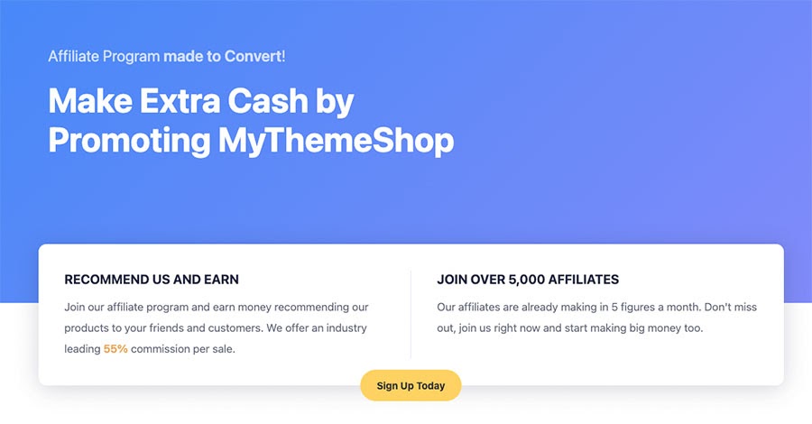 Make extra cash by promoting MyThemeShop