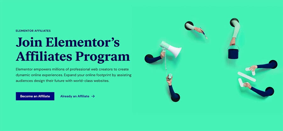Join Elementor's affiliates program