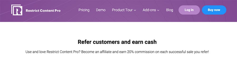 Refer customers and earn cash