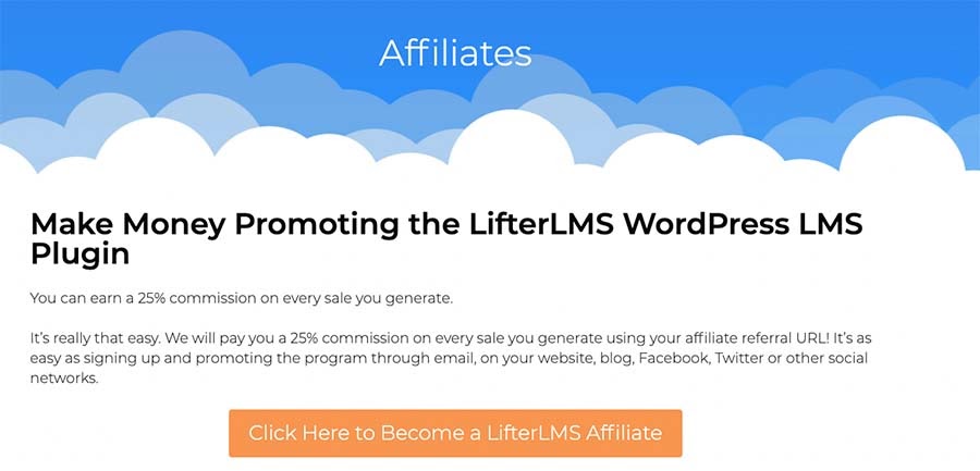 Make money promoting the LifterLMS WordPress LMS plugin
