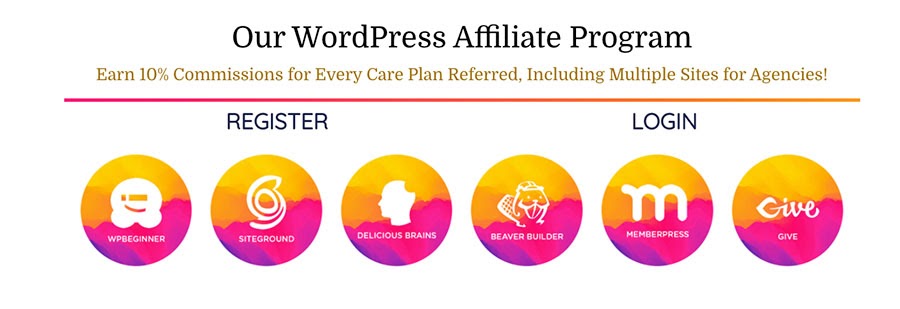 Our WordPress affiliate program