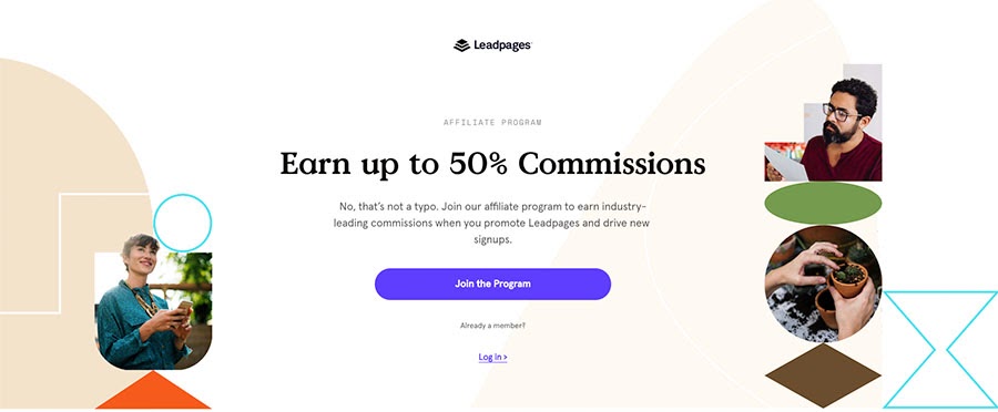 Earn up to 50% commissions
