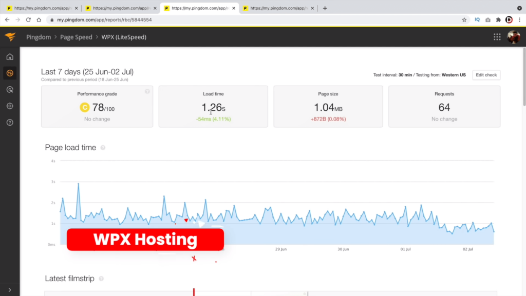 How fast is WPX cloud hosting?