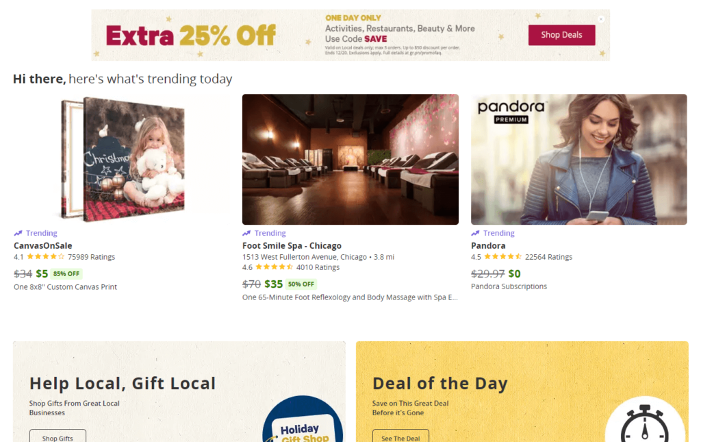 Groupon for online shopping deals and coupons 