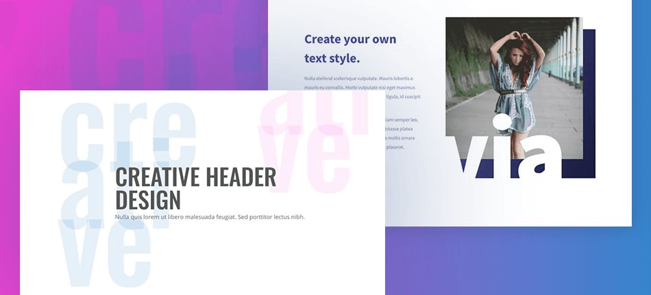 Abstract Text Design